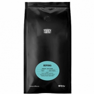 Кофе в зернах Tasty Coffee Верона темная обжарка (Тейсти Кофе Верона) 1 кг, вакуумная упаковка
