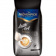 Кофе в зернах Movenpick Latte Art (Мовенпик Латте Арт), 1 кг, вакуумная упаковка