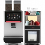 Аренда Dr. Coffee F2 суперавтоматическая кофемашина+стойка-холодильник с нагревом чашек