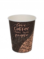 Стакан бумажный D.R.V. (ДИ.АР.ВИ.) под горячие напитки COFFEE, 250 мл, 50 шт./упак.